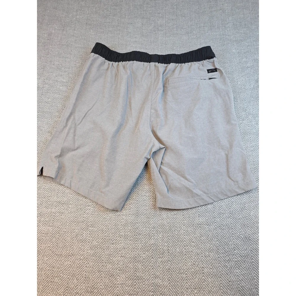 Billabong Recycler Board Shorts Mens Medium Gray Black Elastic Waist Swim Trunks